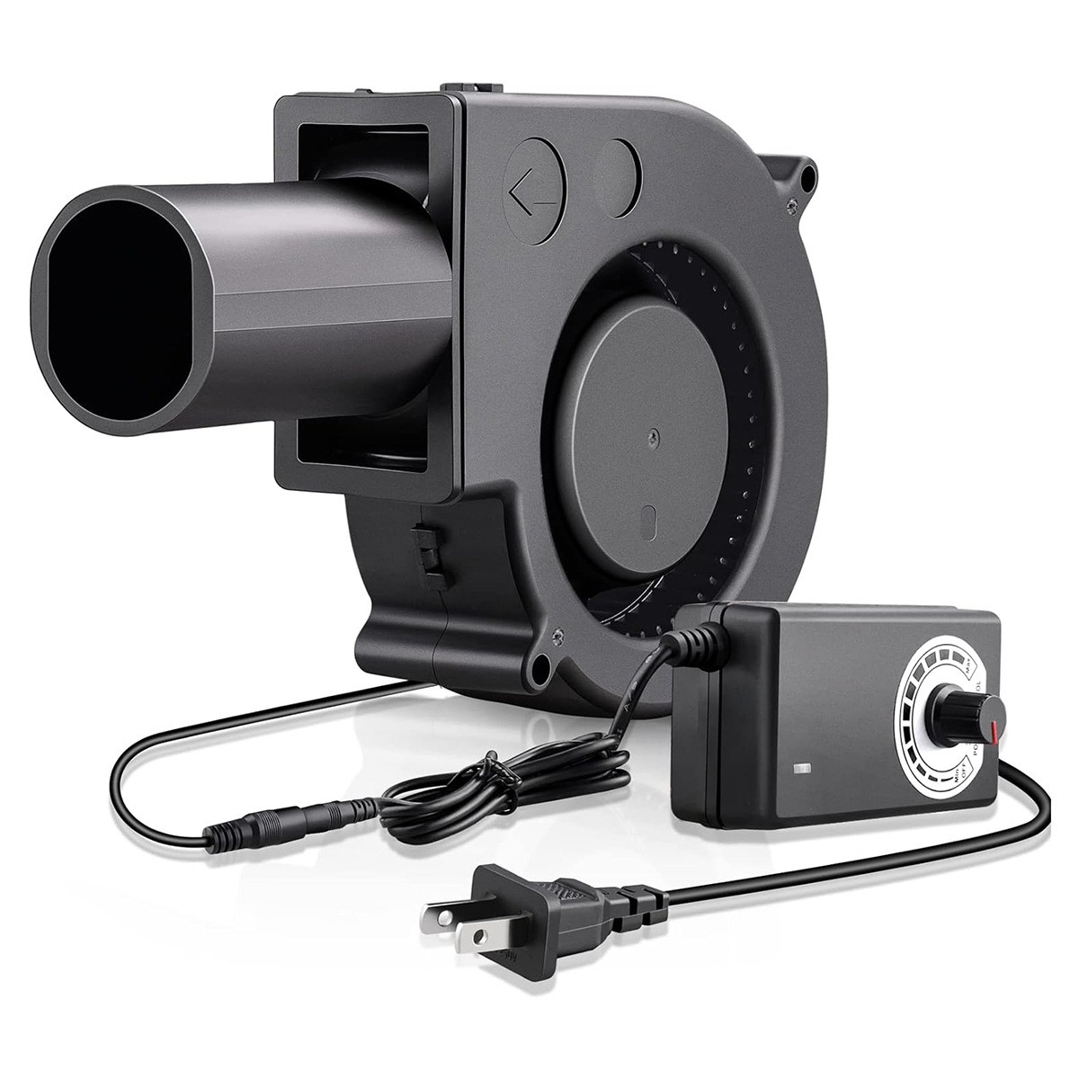 Adjustable Blower Fan For BBQ Heater Blower Air Blower Camping Cooking Portable