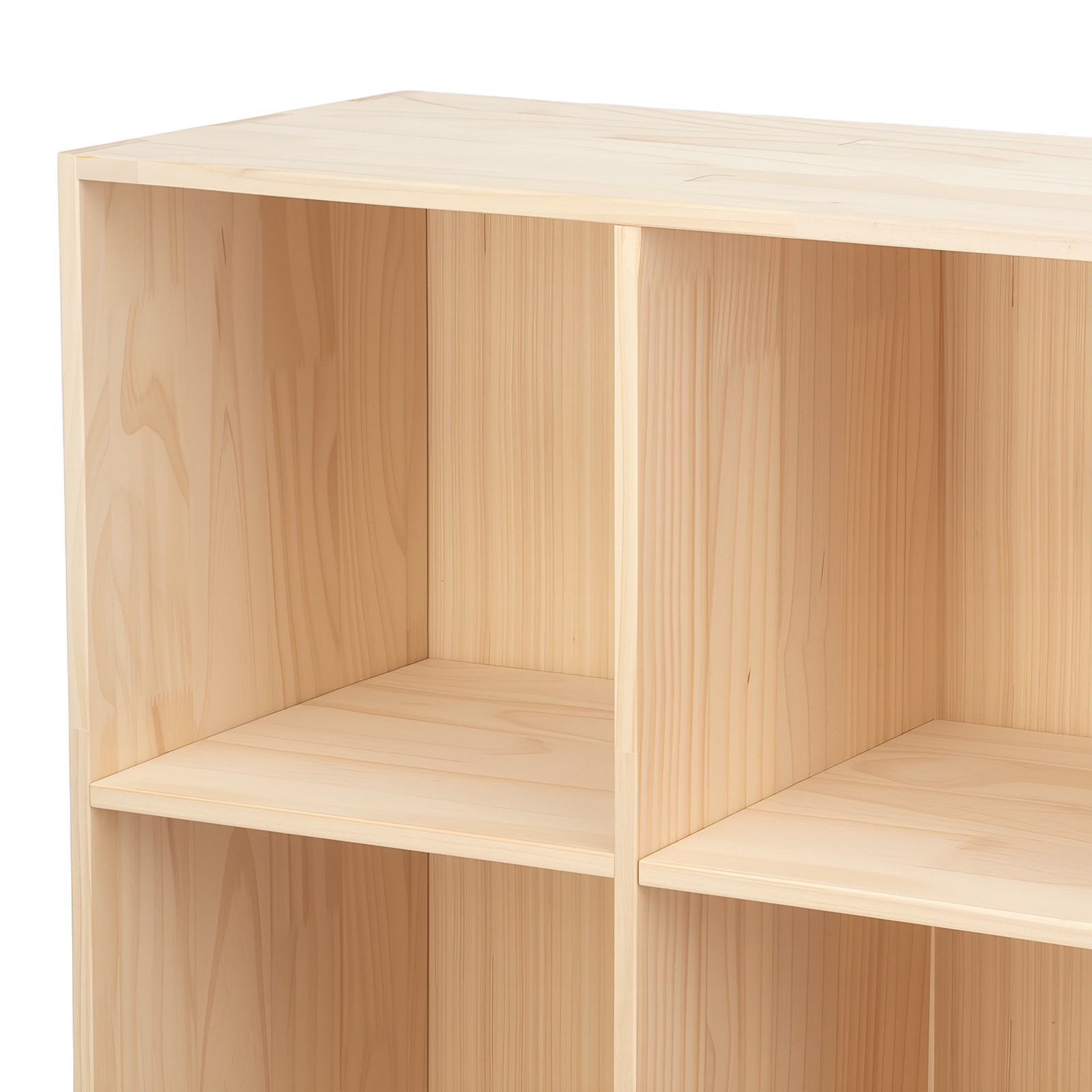 15 Compartment Bookcase 220 Lbs Load Deep Storage Shelf Unit 150x30x90cm Shelf