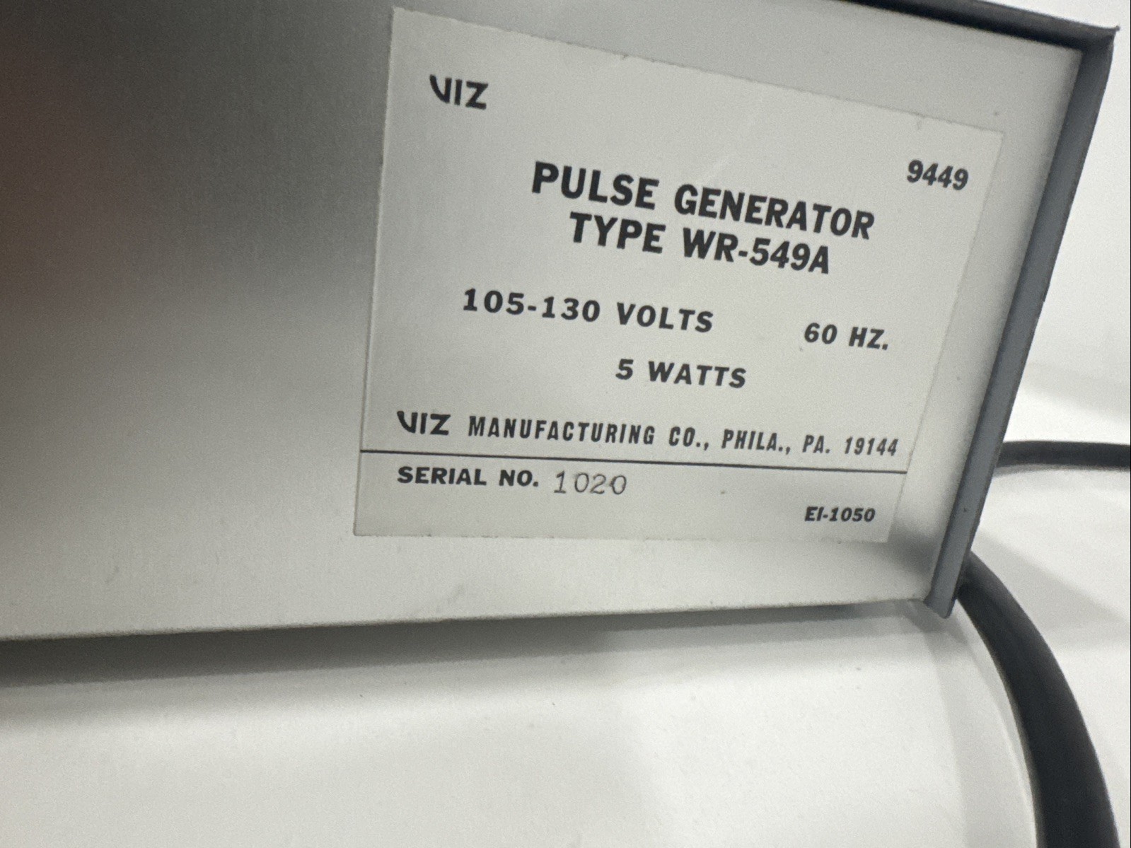 VIZ Function Generator WR-549a – Tested and working