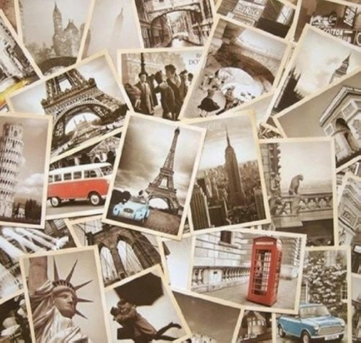 Dxhycc 32 PCS 1 Set Vintage Retro Old 14.3 x 9.3 cm, as the pictures show