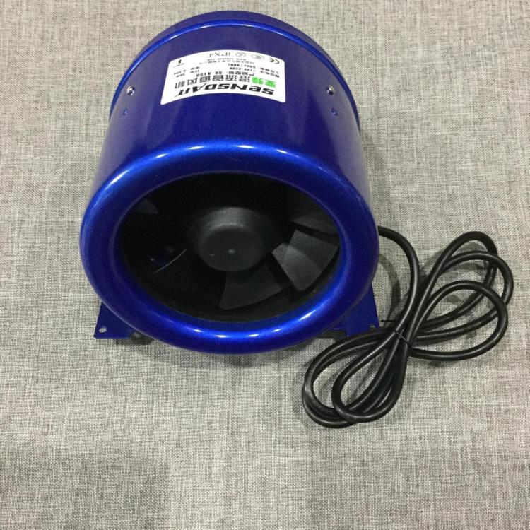 8″ Inline Duct Fan w/ Speed Controller 8 Inch 115-230V Exhaust Blower