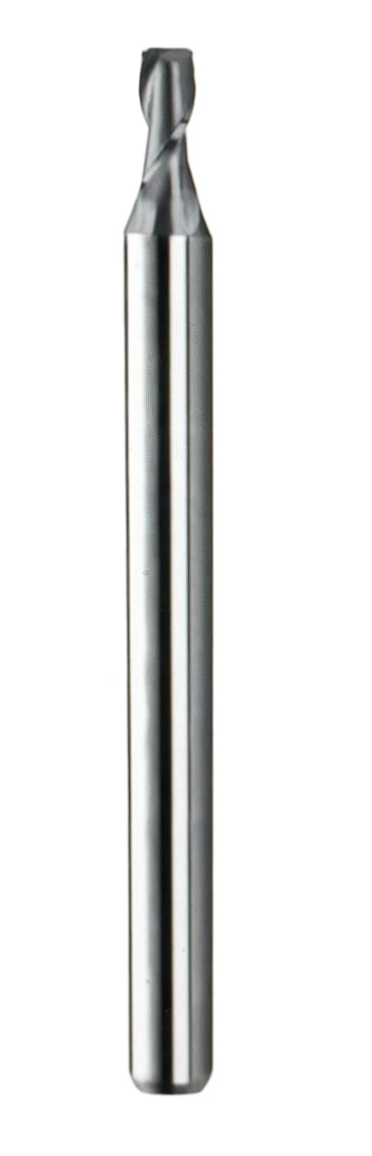 Kyocera 1.90mm Carbide End Mill 2 Flute TA Coating 30 Deg Helix