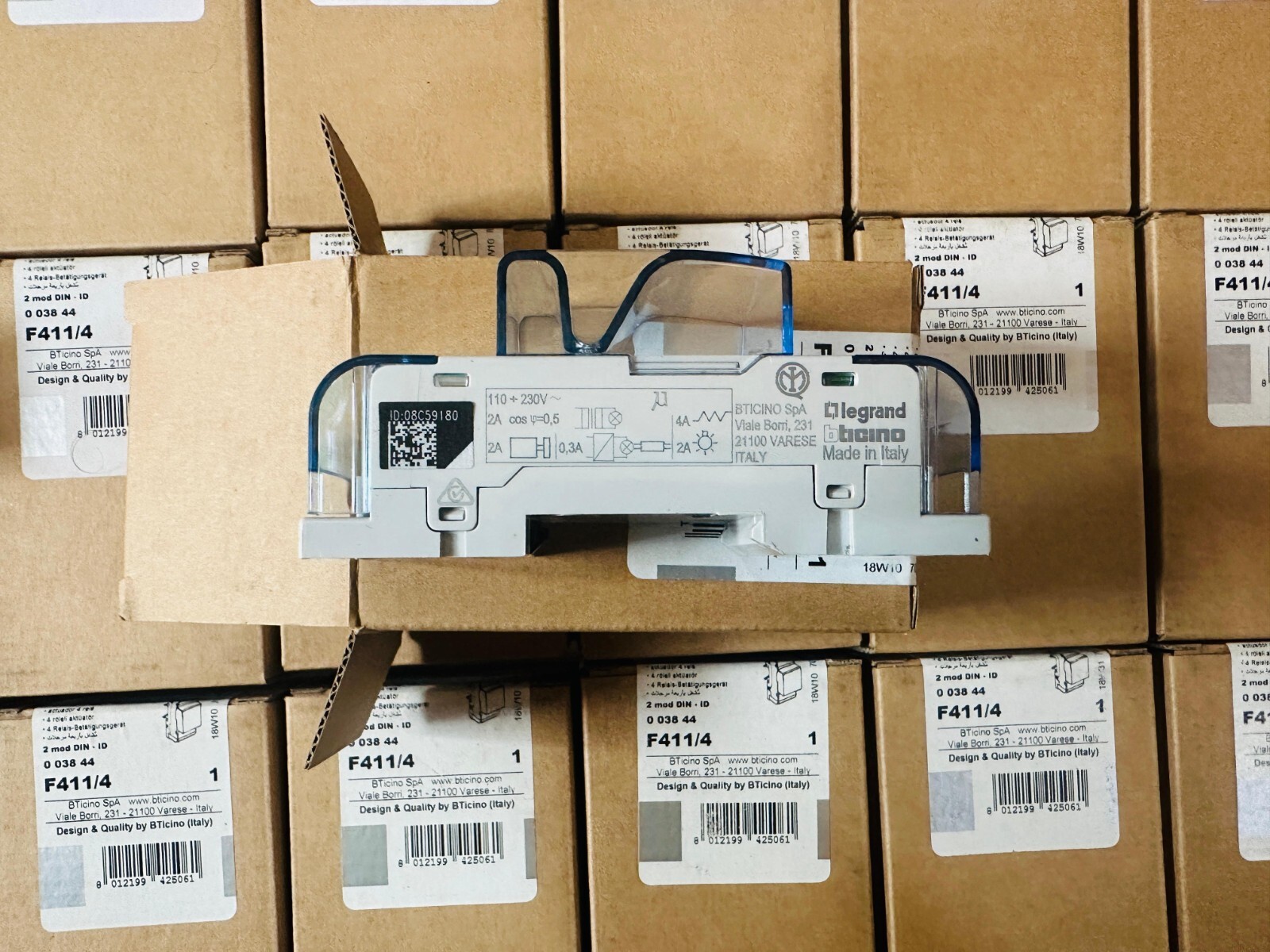 LEGRAND BTICINO F411/4 MYHOME SCS 2 RELAY ACTUATOR BT-F411/4(60 Units Available