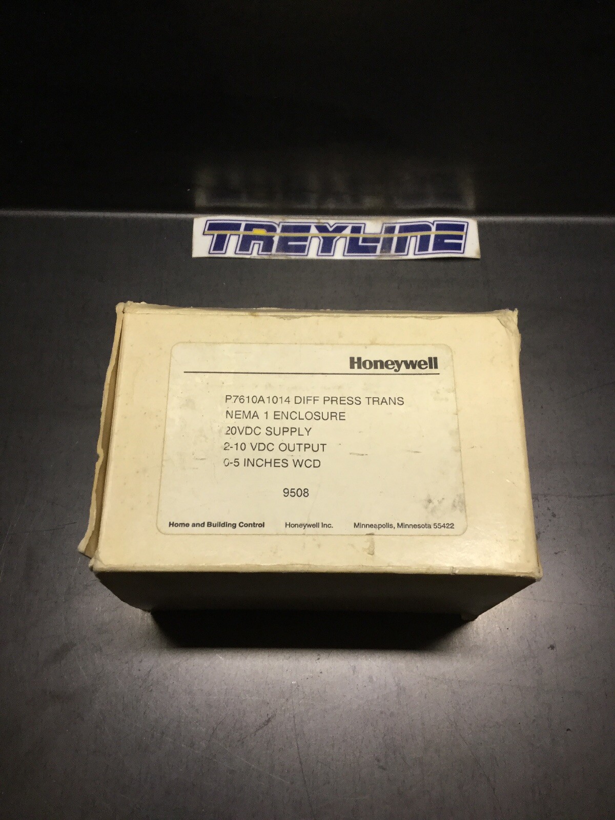 NEW, HONEYWELL, P7610A1014, DIFFERENTIAL PRESSURE TRANSMITTER, 20VDC. (8B-1)
