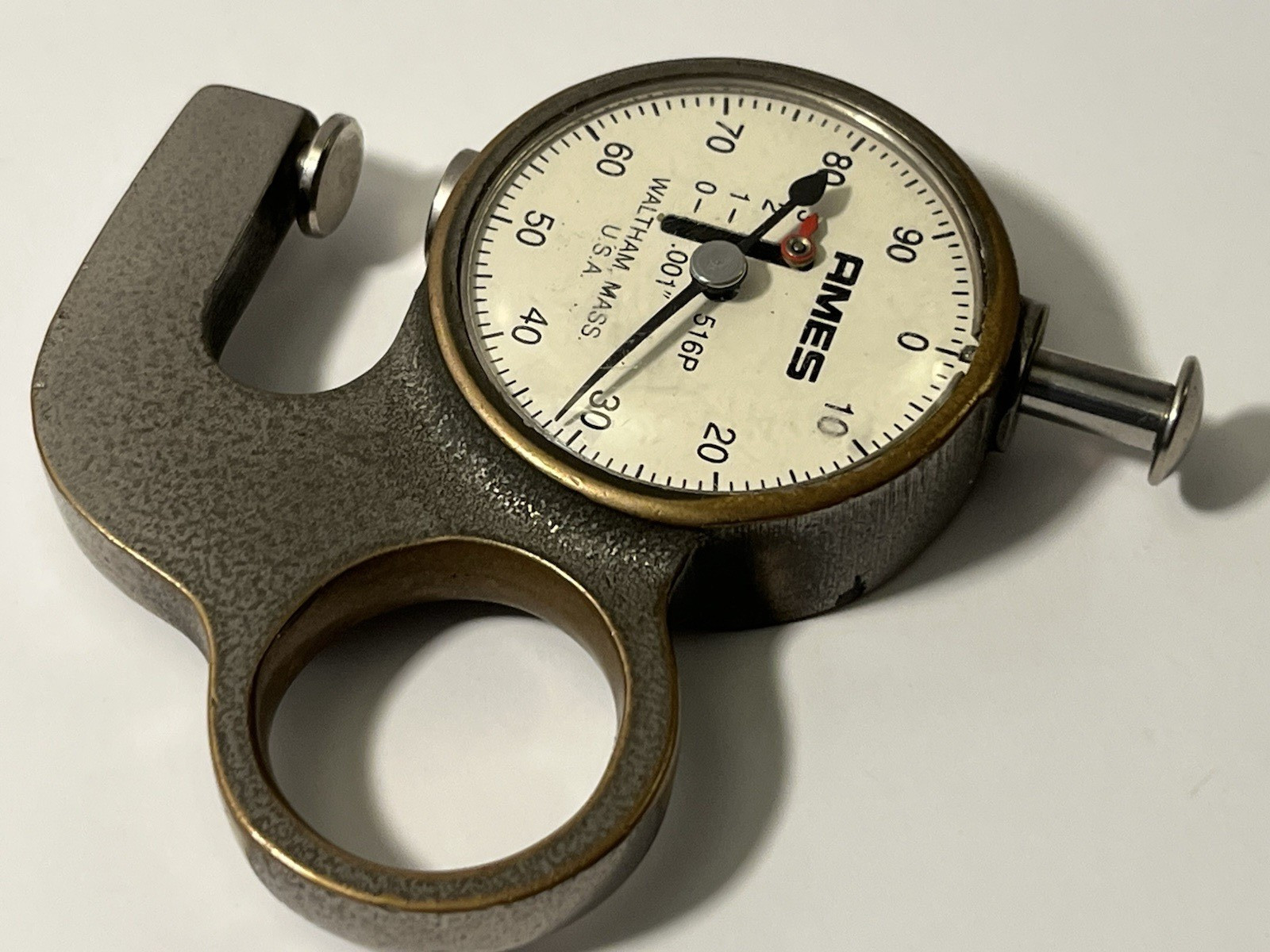 AMES 516P Pocket Thickness Gauge Made in Waltham Mass USA