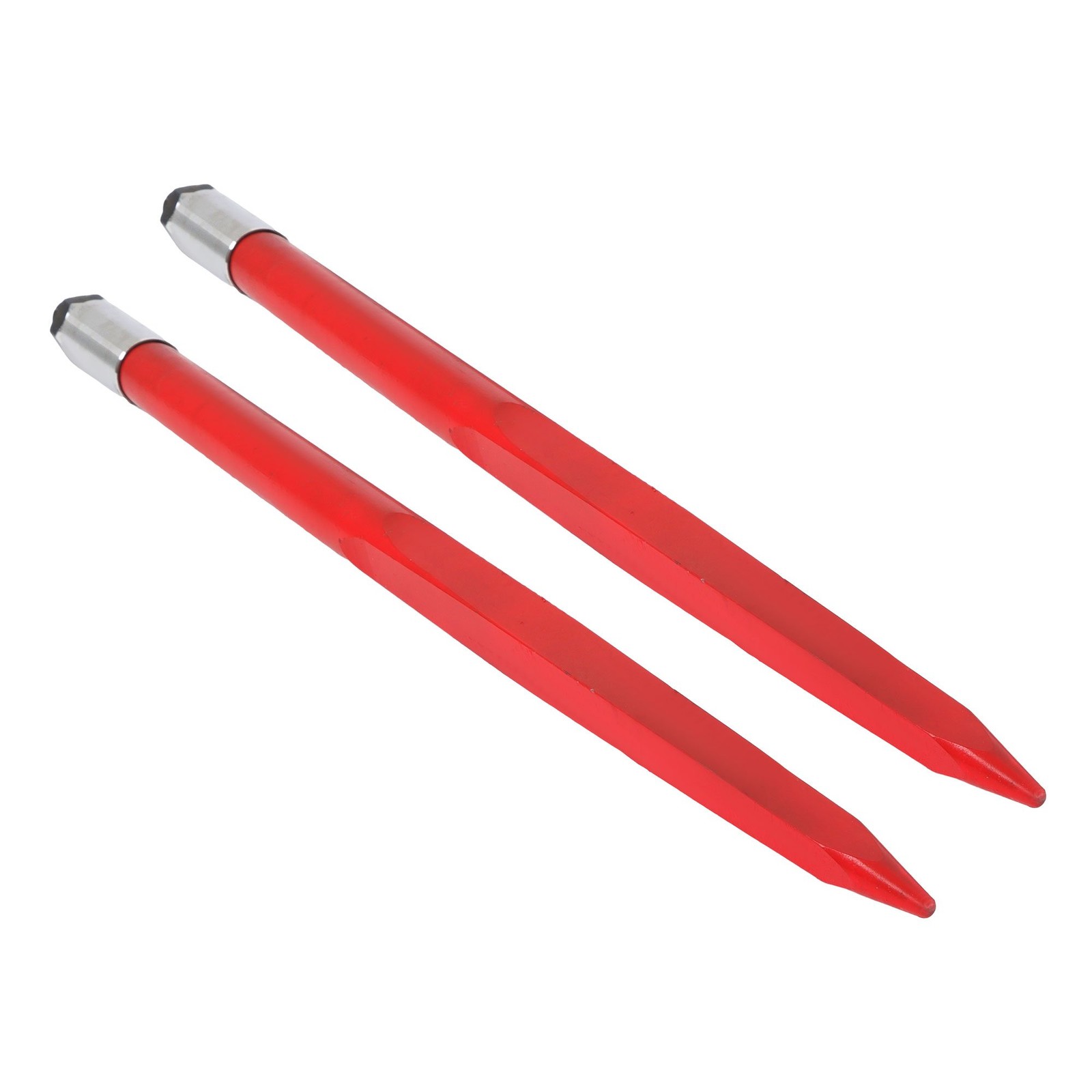 2 Pack 39″ Hay Bale Spear 3000 lbs Capacity Spike Fork Fit For Tractors Loaders