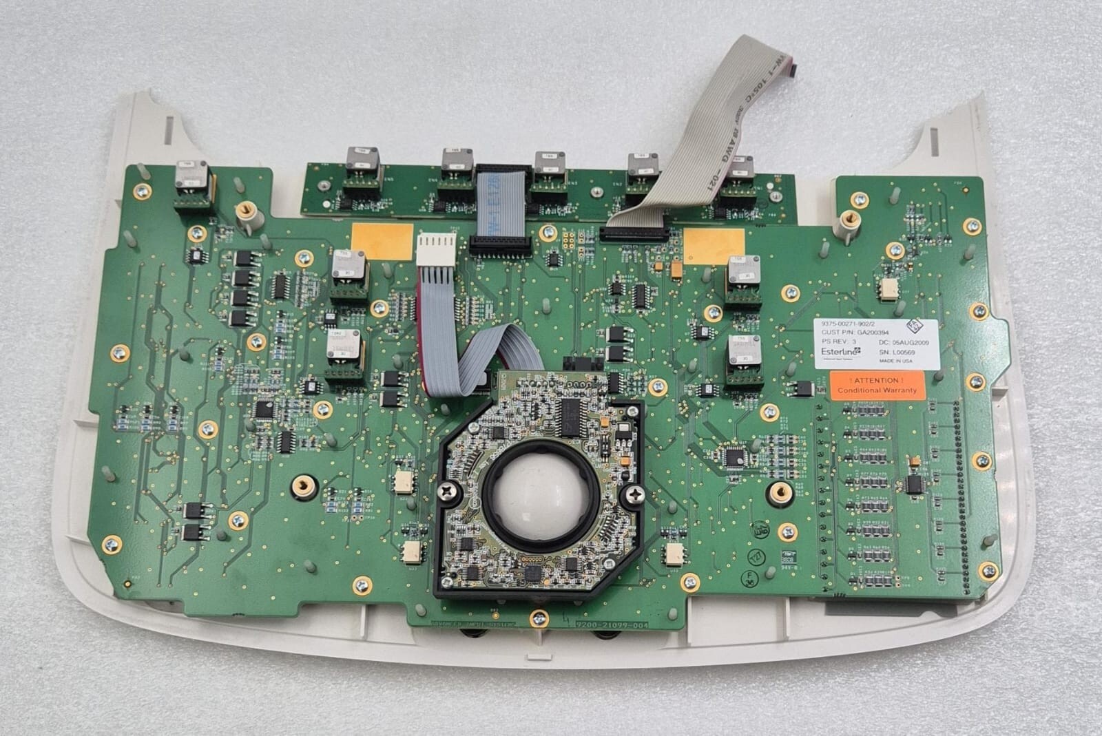 GE Ultrasound System Keyboard Control Panel 9375-00271-902/2 GA200394 EsterLine