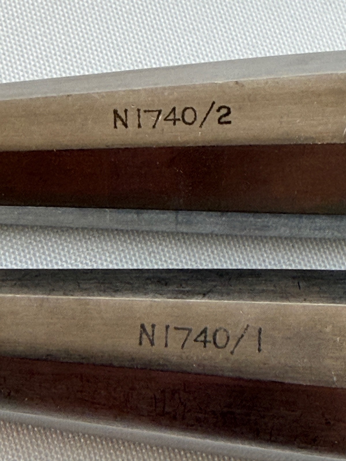 Pair of Storz N1407/1 & N1407/2 Spratt Mastoid Curettes Sizes 1 & 2 L: 6.75″ ENT