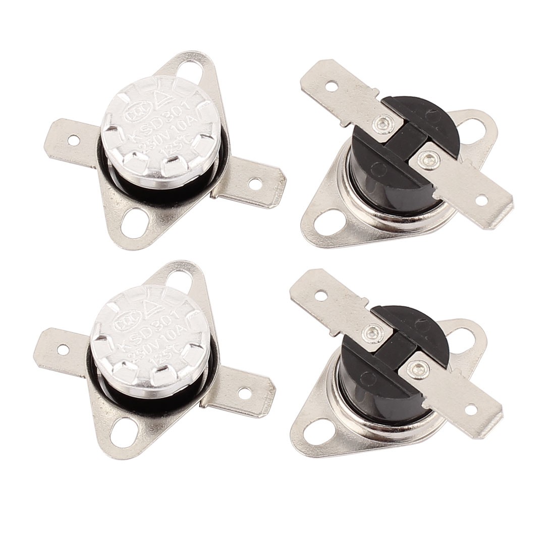 4 x KSD301 125C 257F NC Thermostat Temperature Thermal Control Switch