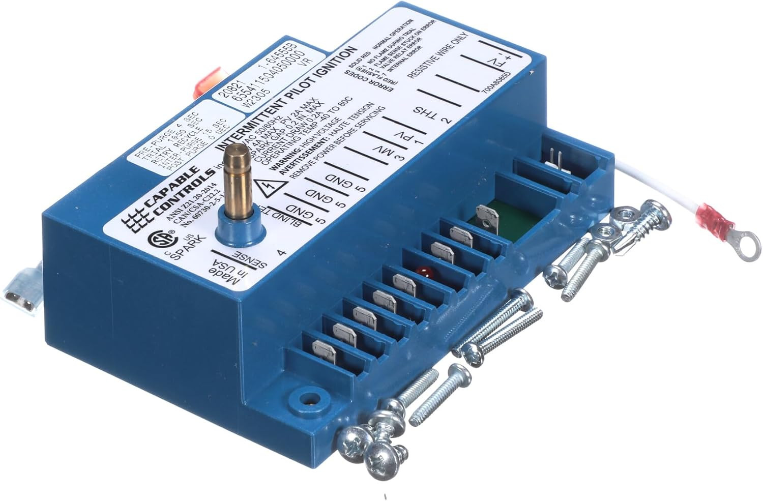 Liquid Propane Spark Box Assembly with Screws – Model 20348
