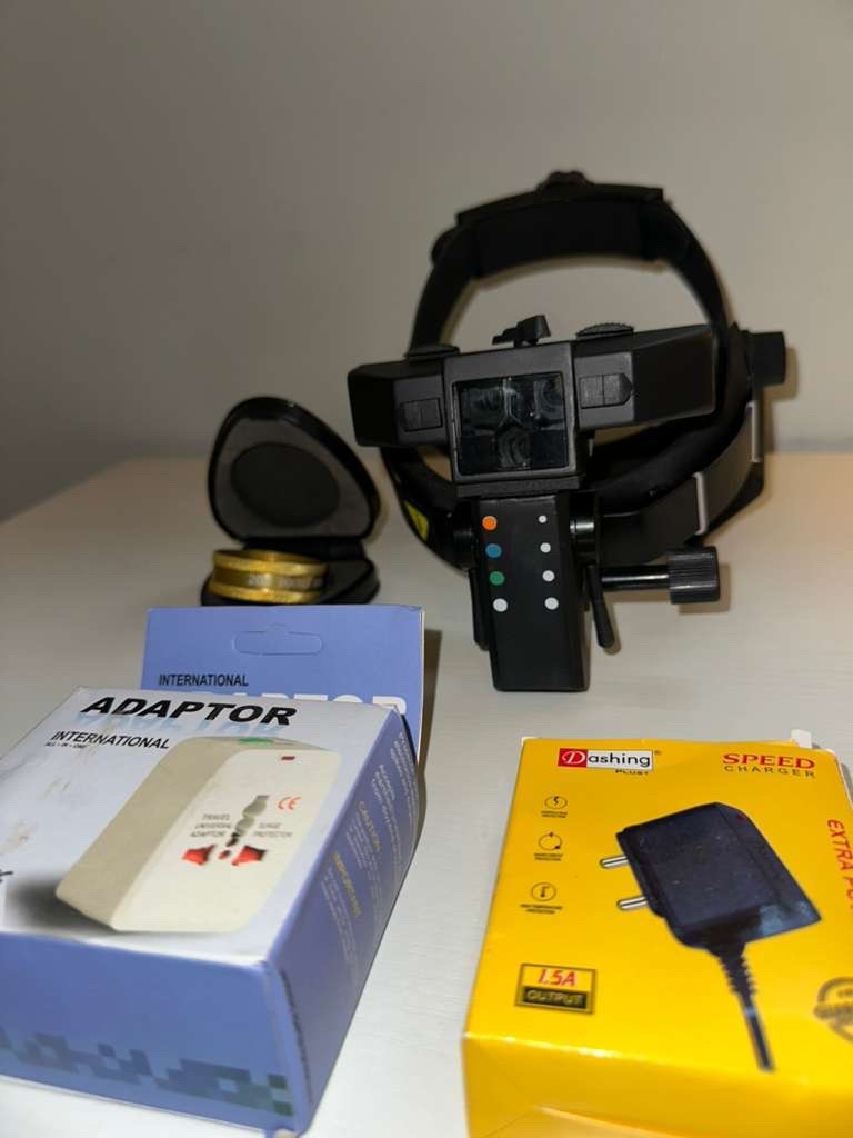 Wireless Indirect Ophthalmoscope Set 20D 78D 90D Lens + Adapter | Ships from USA