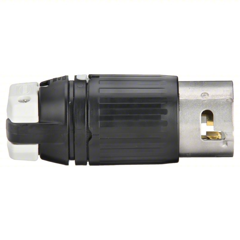 Hubbell CS8265C 50A 250V, 2-Pole 3-Wire, Grounding, Non-NEMA Male Locking Plug