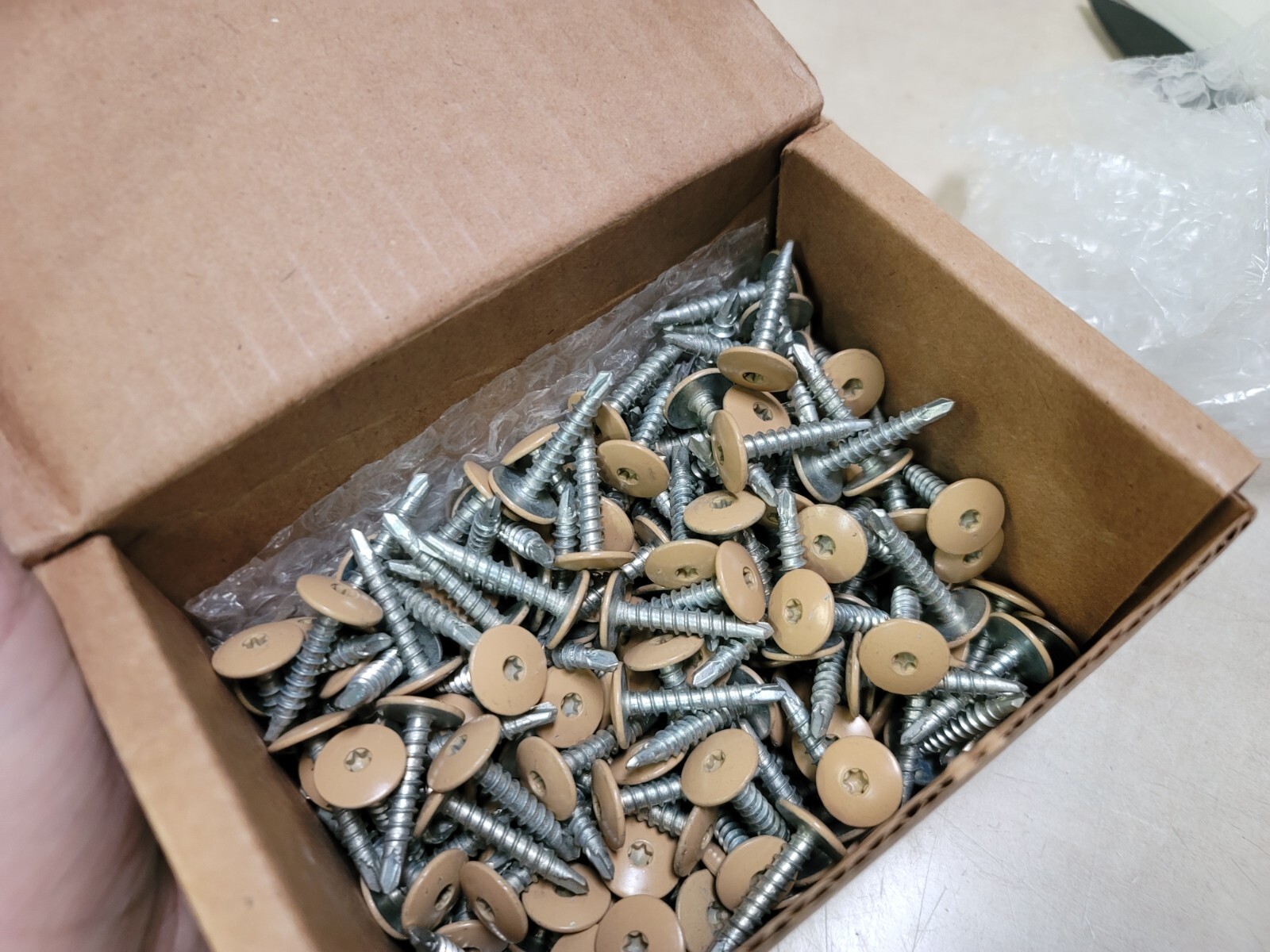 (250) SFS Intec 304SS T25 SD Oak TEK Pole Barn Self Tapping Dome Head Screws