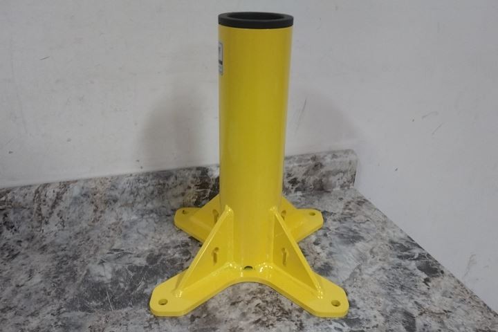 Oz Lifting Products OZPED2 3.05 In Mast Diameter 1000 Lb Cap Steel Mounting Base