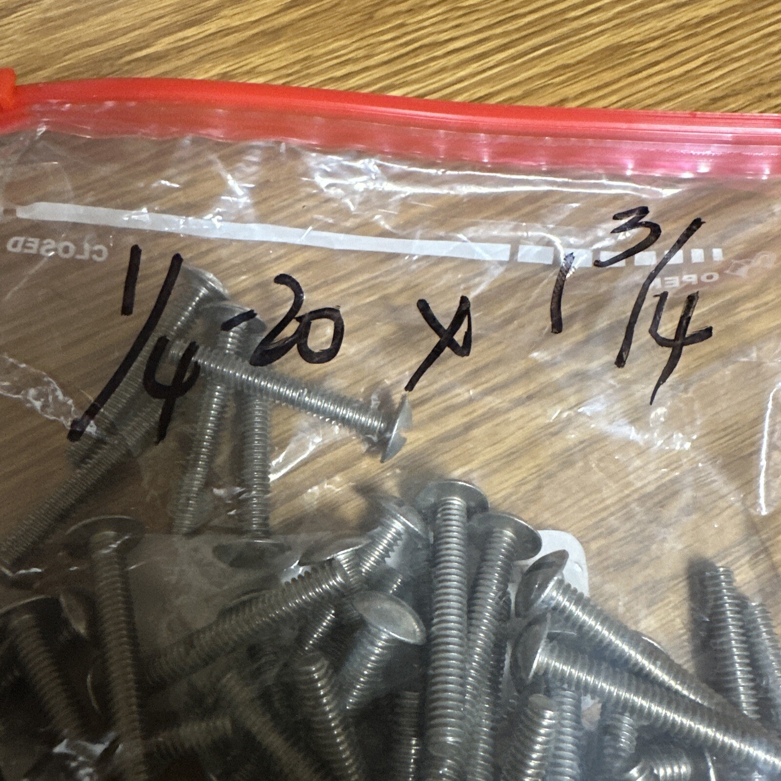 1/4-20 x 1-3/4″ Slotted Truss Head Screws Stainless Steel Qty 50 1.75 Inches