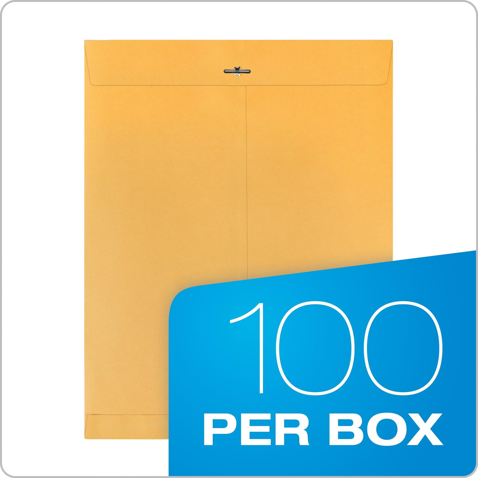 12 x 15-1/2 Clasp Envelopes, Clasp and Gummed Closures, for Oversized Papers,…