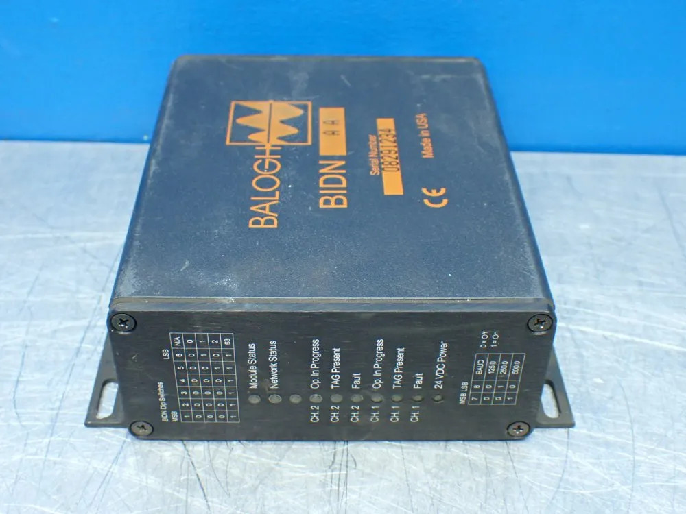 BALOGH RFID INTERFACE / DEVICENET INTERFACE BIDN AA