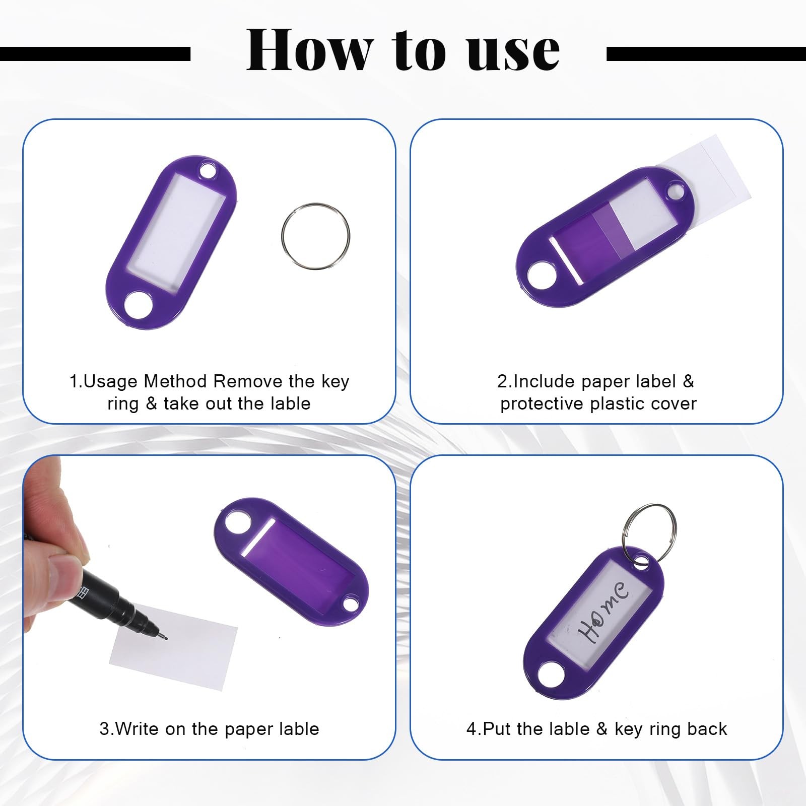 Portable Key Organizer with Handle, Zippered Key Case Organizer with 54 Key-H…
