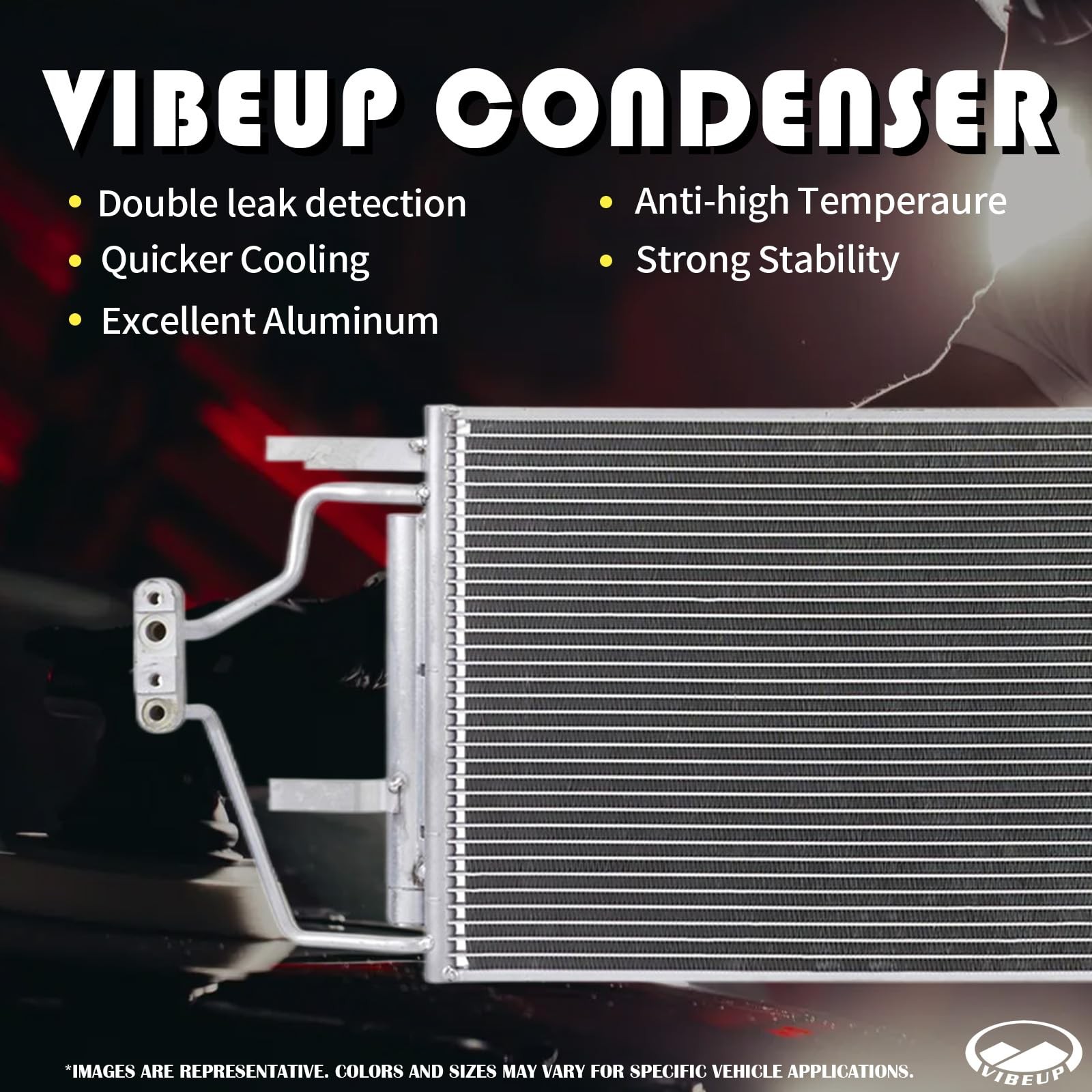 3697 Condenser Compatible with Kia Spectra Spectra5 2007-2009 2.0 L4