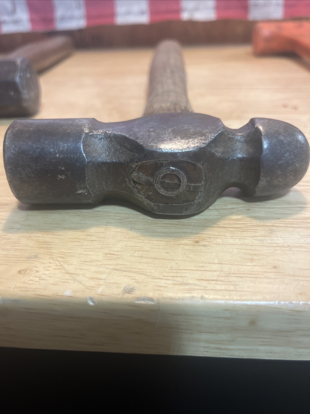 USED 3 Mechanics Hammers: 40oz Mini Sledge, 24oz Ball Peen, 20oz Non Marring