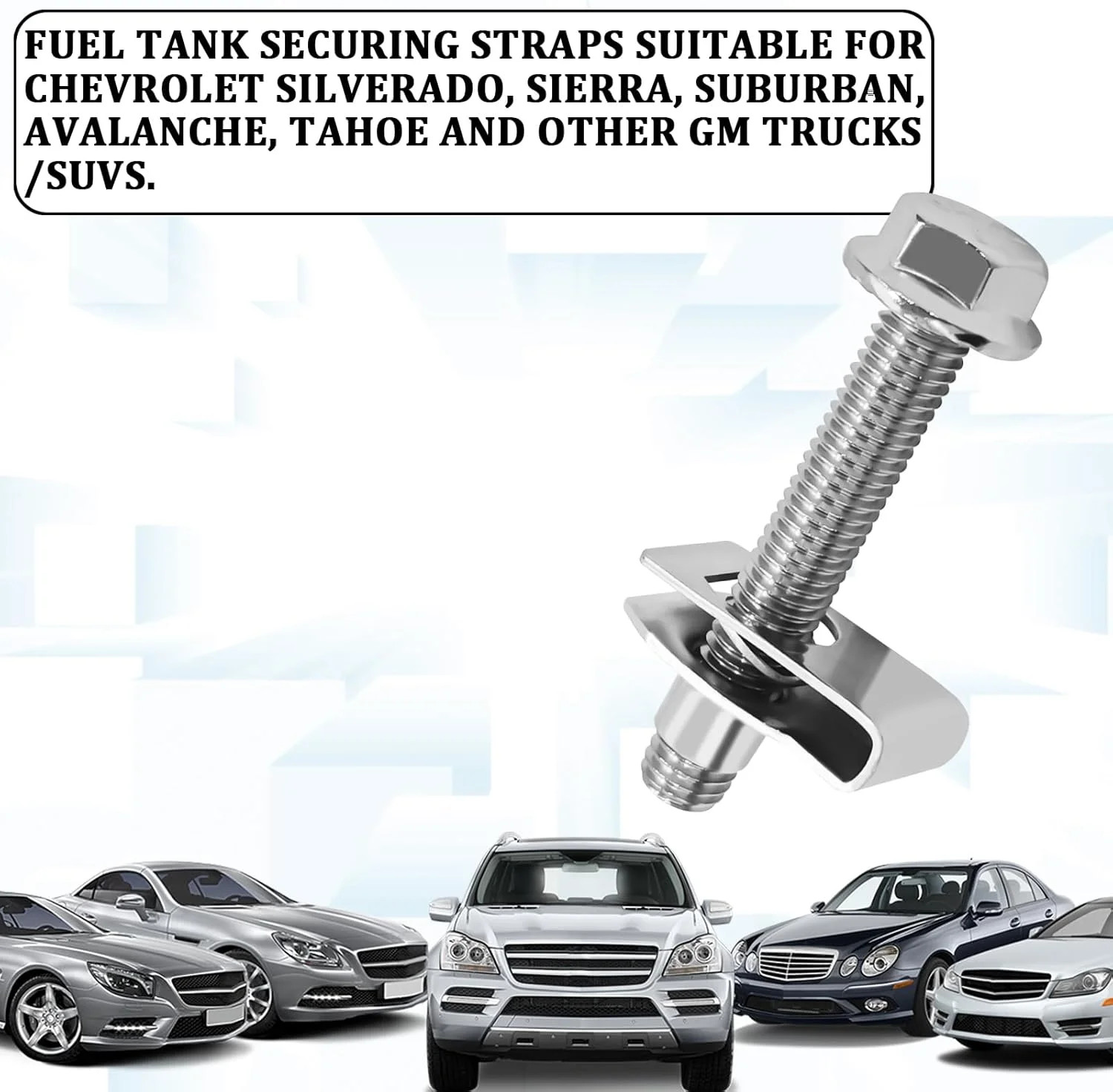 Fuel Tank Strap Bolts Compatible with Chevy Silverado Suburban Avalanche Taho…