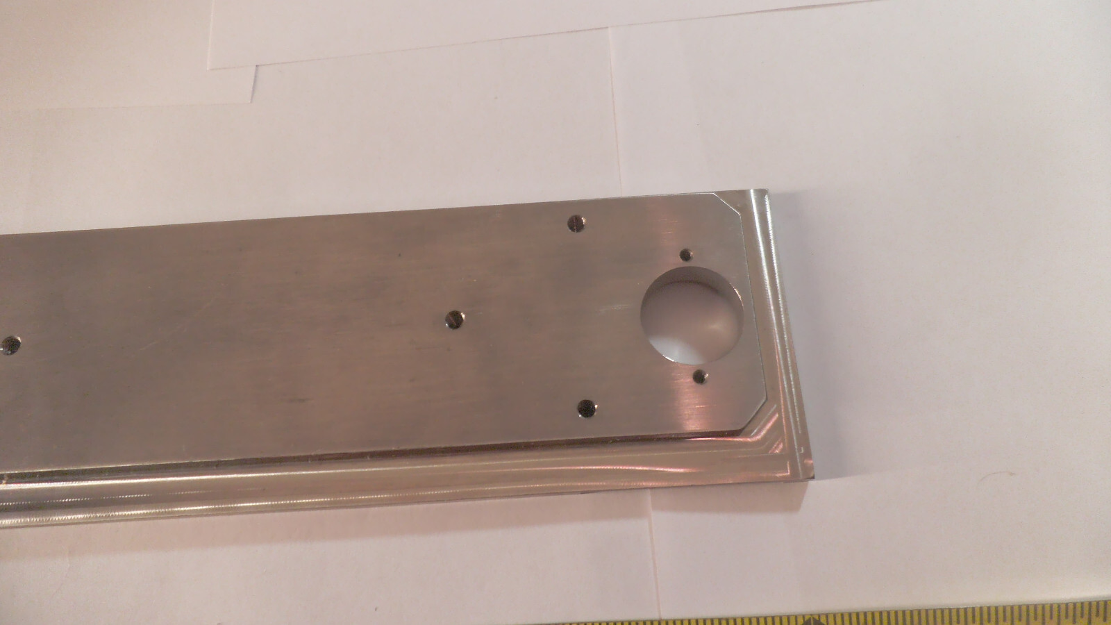 Stainless Steel plate or bracket 10-3/4″ x 2-7/8″ x 1/2″ thick
