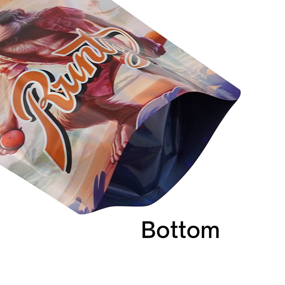 7g/28g Mylar Bags | High-Capacity Foil Pouch | Resealable + Heat-Seal | 100pcs