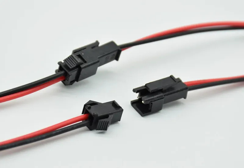 5 Pairs 10PCS 10cm Long JST SM Male to Female 2Pins Plug Wire Connector