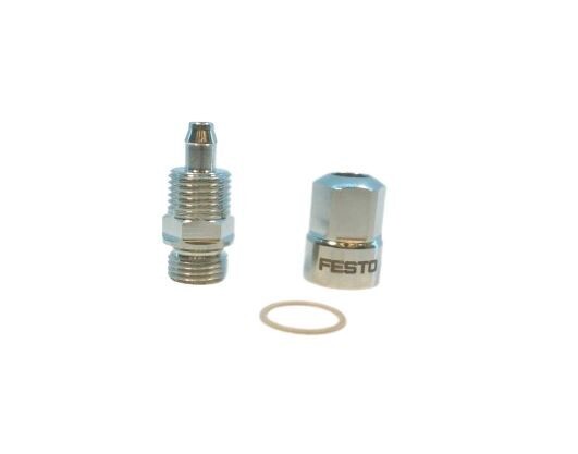 Festo SS Pnuematic Fitting NPCK-C-D-G14-K10 – G1/4 x 10mm OD (pnuematic tubing)