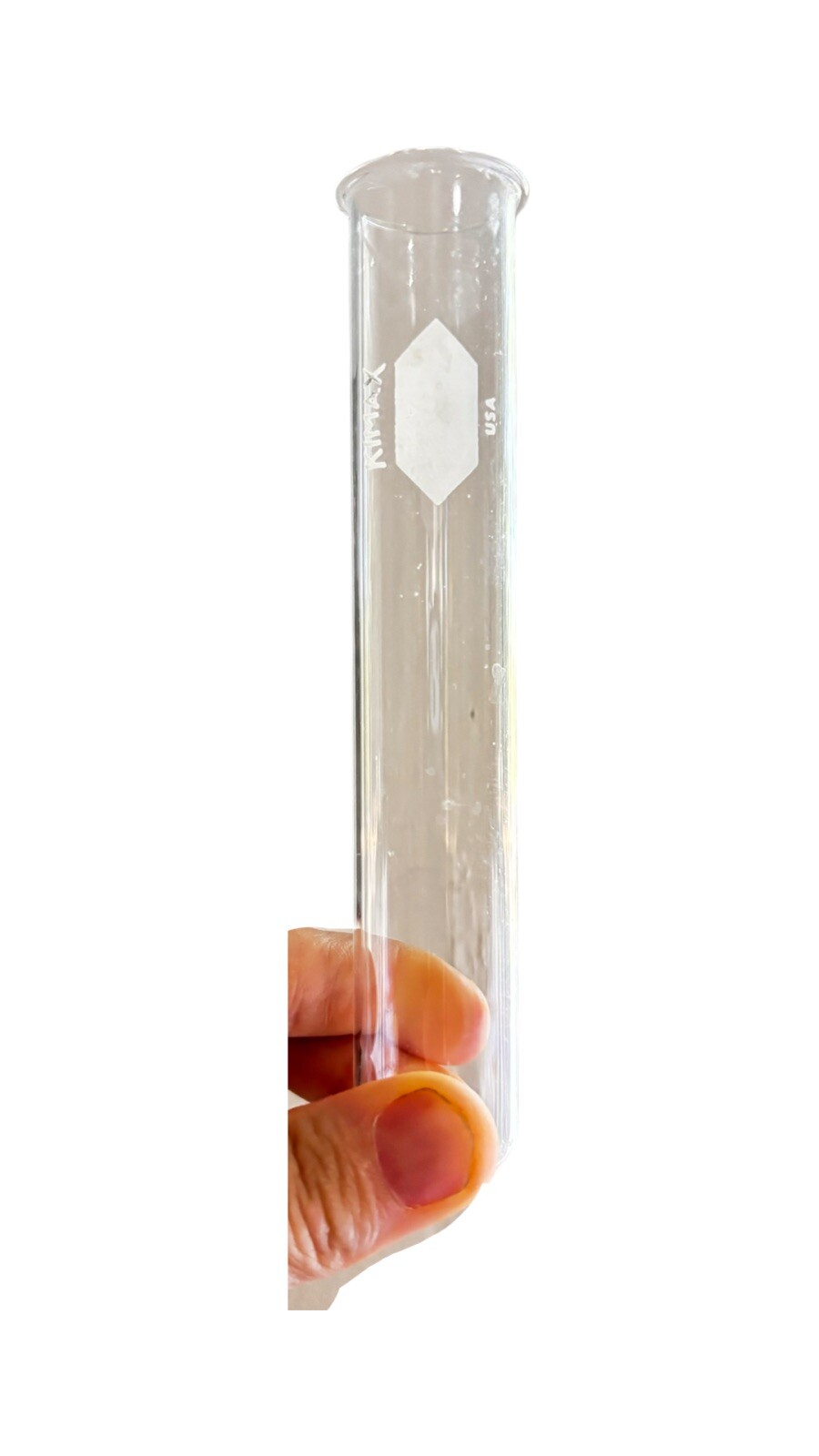 VTG KIMAX KIMBLE Glass 75mL Reuseable Plain Test Tube 25mm OD x 200mm Length B