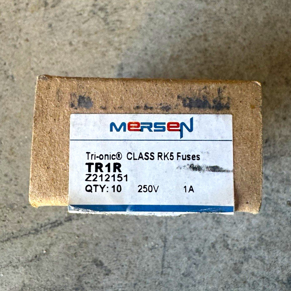 Mersen Tri-onic TR1R 1A 250V Class RK5 Current-Limiting HRC Fuse Qty 10
