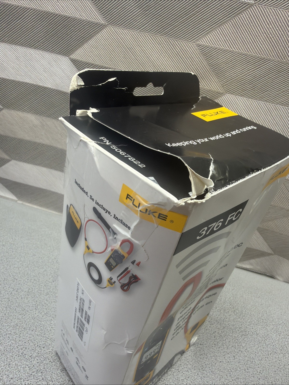 FLUKE 376 FC WIRELESS TRUE-RMS AC/DC CLAMP METER ( NEW OTHER )