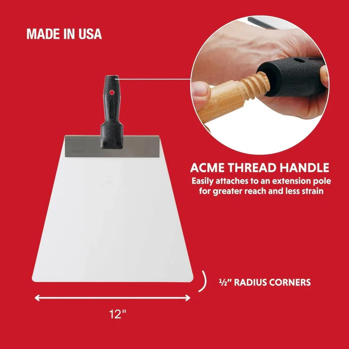 Advance Tools Drywall Knock Down Knife Angled 22″
