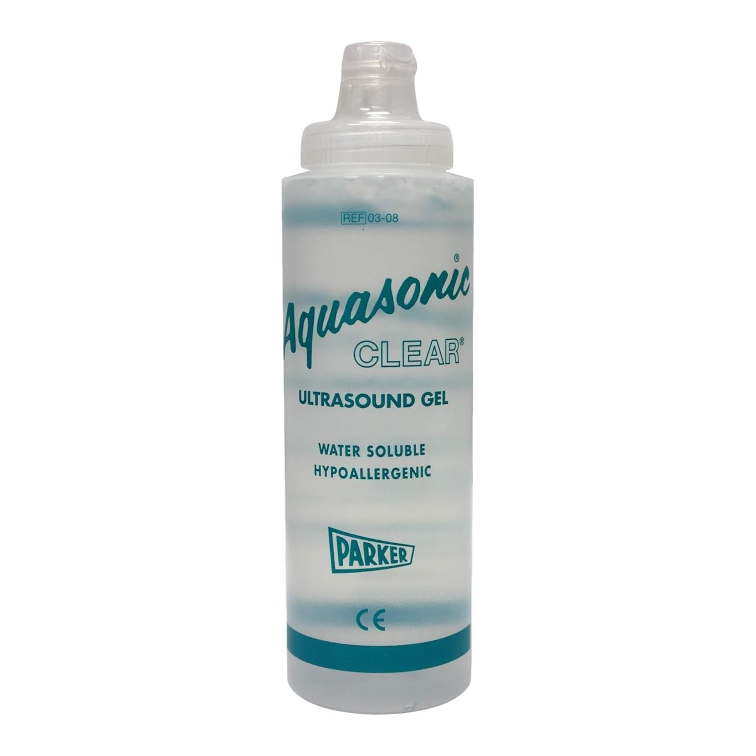 Medical Ultrasound Gel 8 oz Non-Staining Clear Acoustic Gel for Ultrasound