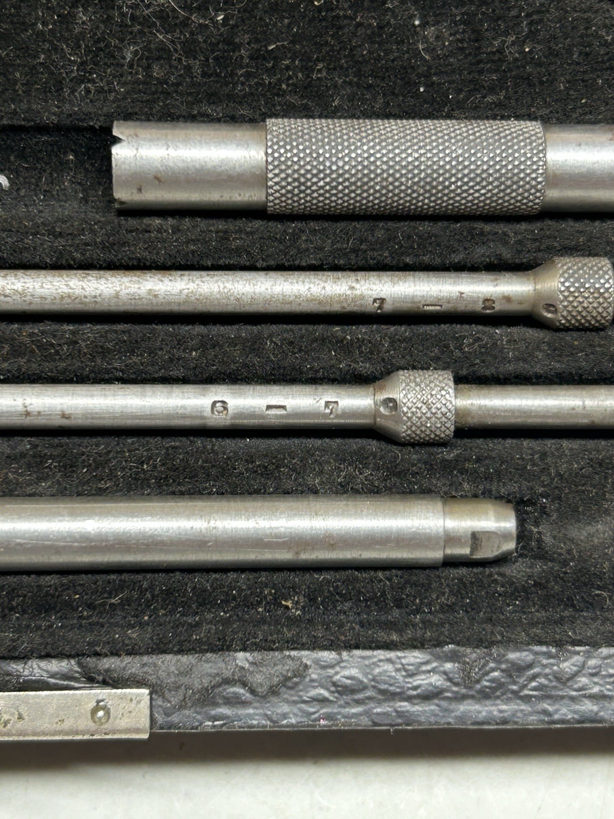 VTG L. S. Starrett Inside Micrometer Set?? Maybe No. 124?? MADE IN USA READ