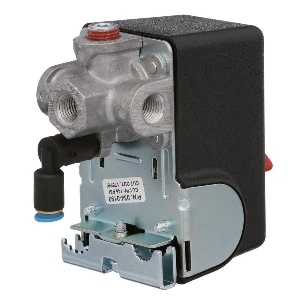 Pressure Switch 145 – 175 PSI Air Compressor Replacement Parts 4 Port W/ Bleeder