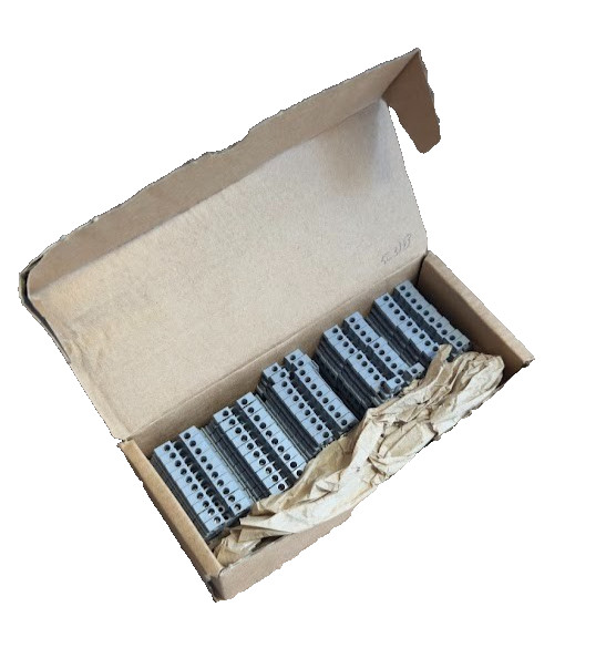 Entrelec 1SNA110106R2500 DR1.5/4 Terminal Block 600V 17.5A Gray – Box of 50