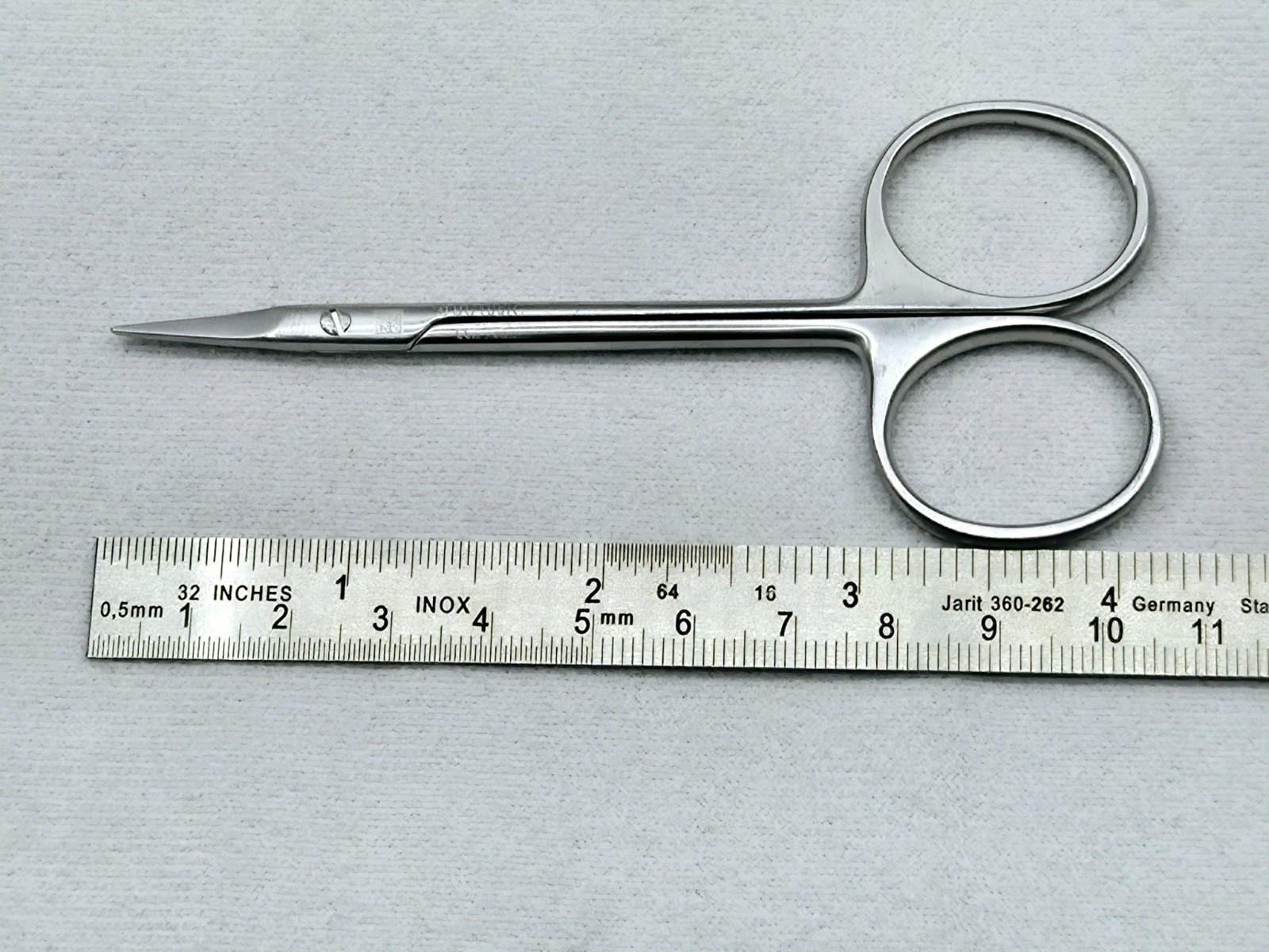 Aesculap BC106R Iris Delicate Surgical Scissors, Straight, 4 1/8″