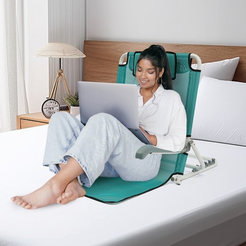 Foldable Adjustable Bed Backrest Support Sit-up Back Rest Bed Chair 198.42 lbs