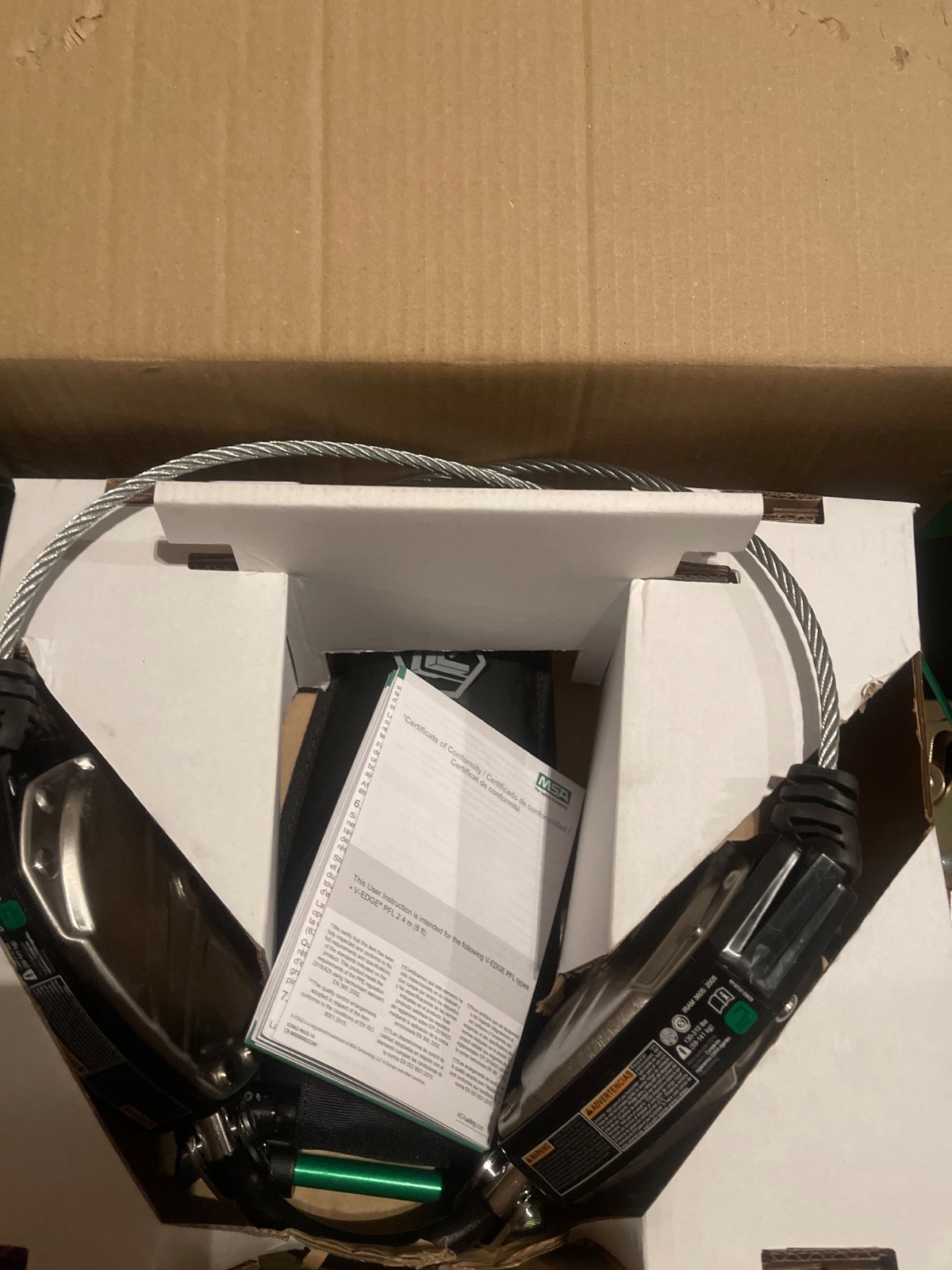 Safety Harness V-EDGE Twin PFL Personal Fall Limiter 8ft 2.4m