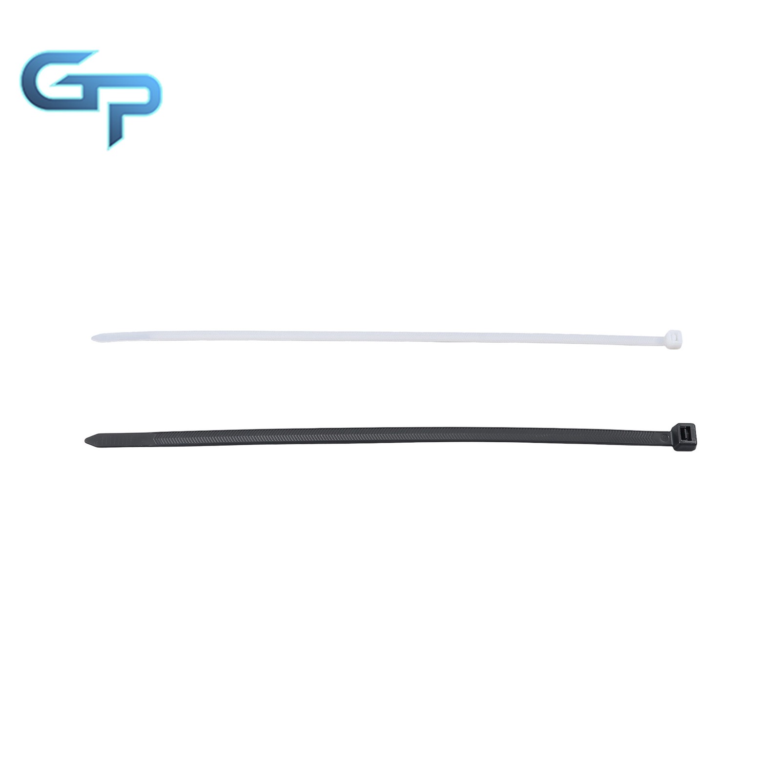 Heavy Duty Zip Ties 12″12″ V-Shaped Toothed 200lb Black White 100pcs Wide 0.13″
