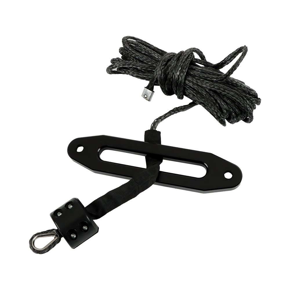 1/4″x 50′ Synthetic Winch Rope Line Recovery Cable 8500LBS For ATV UTV W/ Sheath