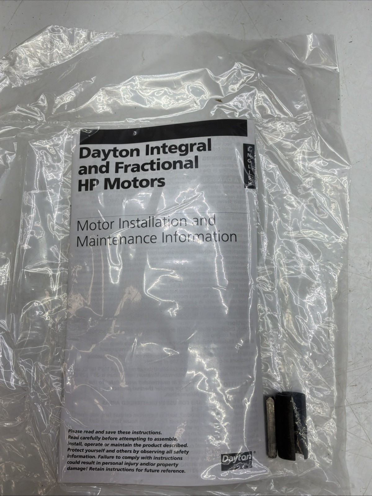 Dayton Belt Drive Fan & Blowing Motor 115V HZ 60 Type: Split Phase 3K771BG NIB