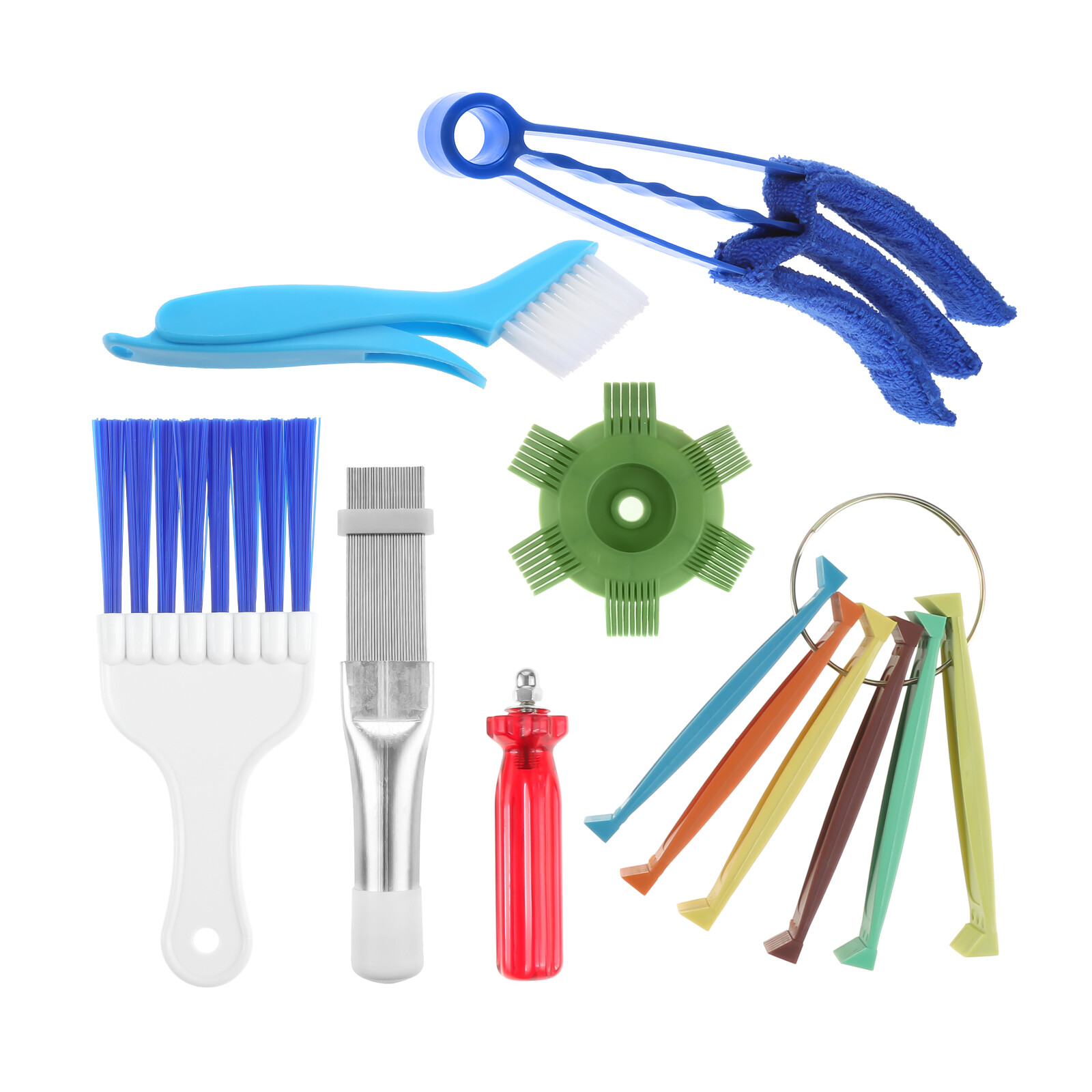 1Set Air Conditioner Fin Cleaner/Comb Condenser/Straightener Brush Cleaner