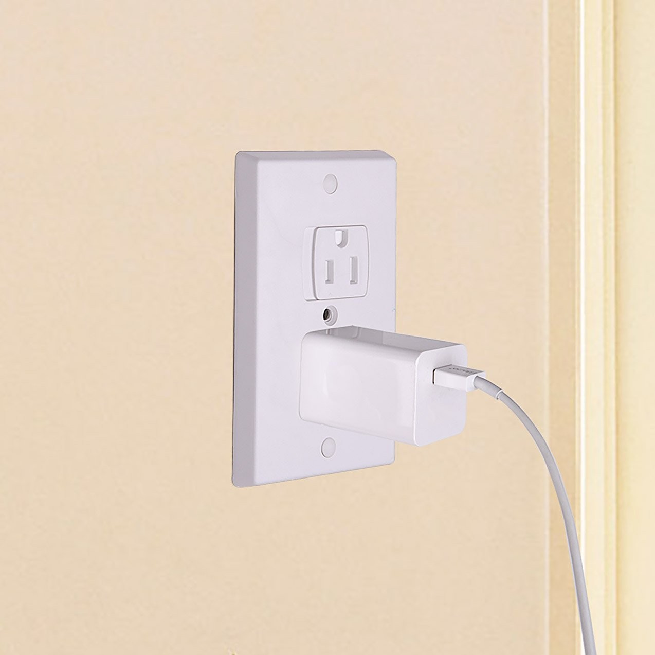 Childproof Electric Outlet Covers – Self-Closing Plugs for Baby Safety, 12 Pack