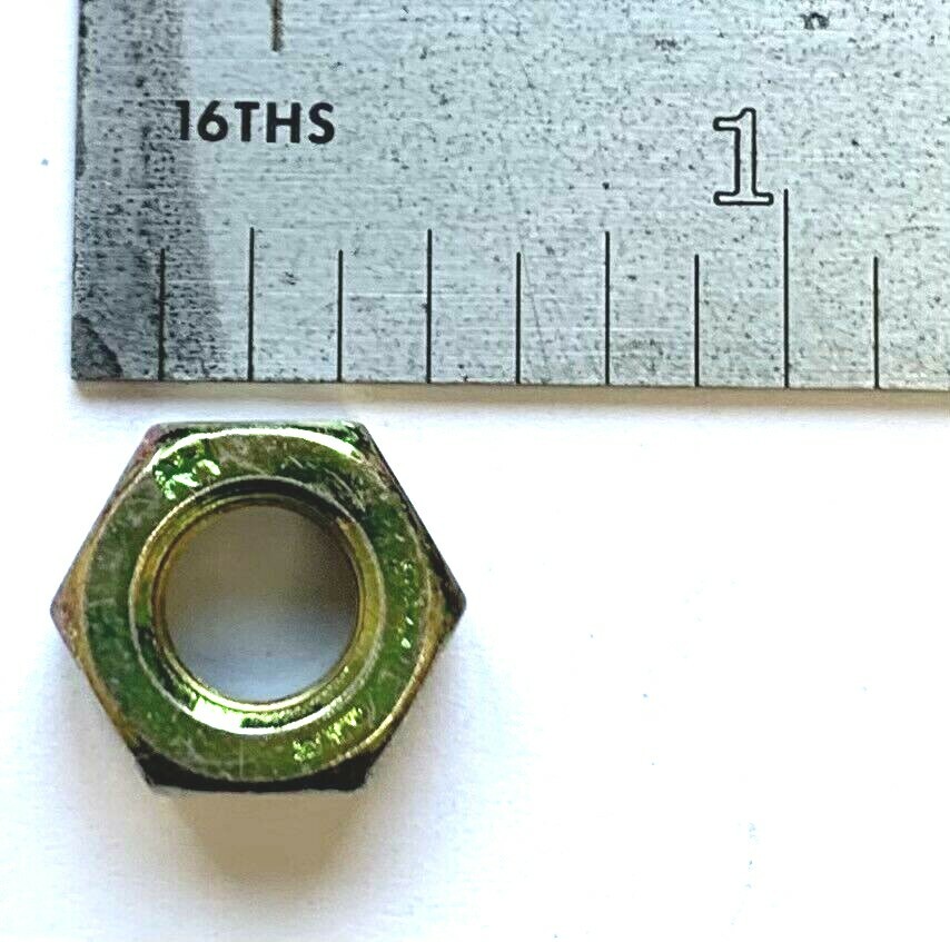 5/16-18 GRADE 8 HEX NUT – YELLOW ZINC PLATED – UNC- 50 PIECES PER PACK
