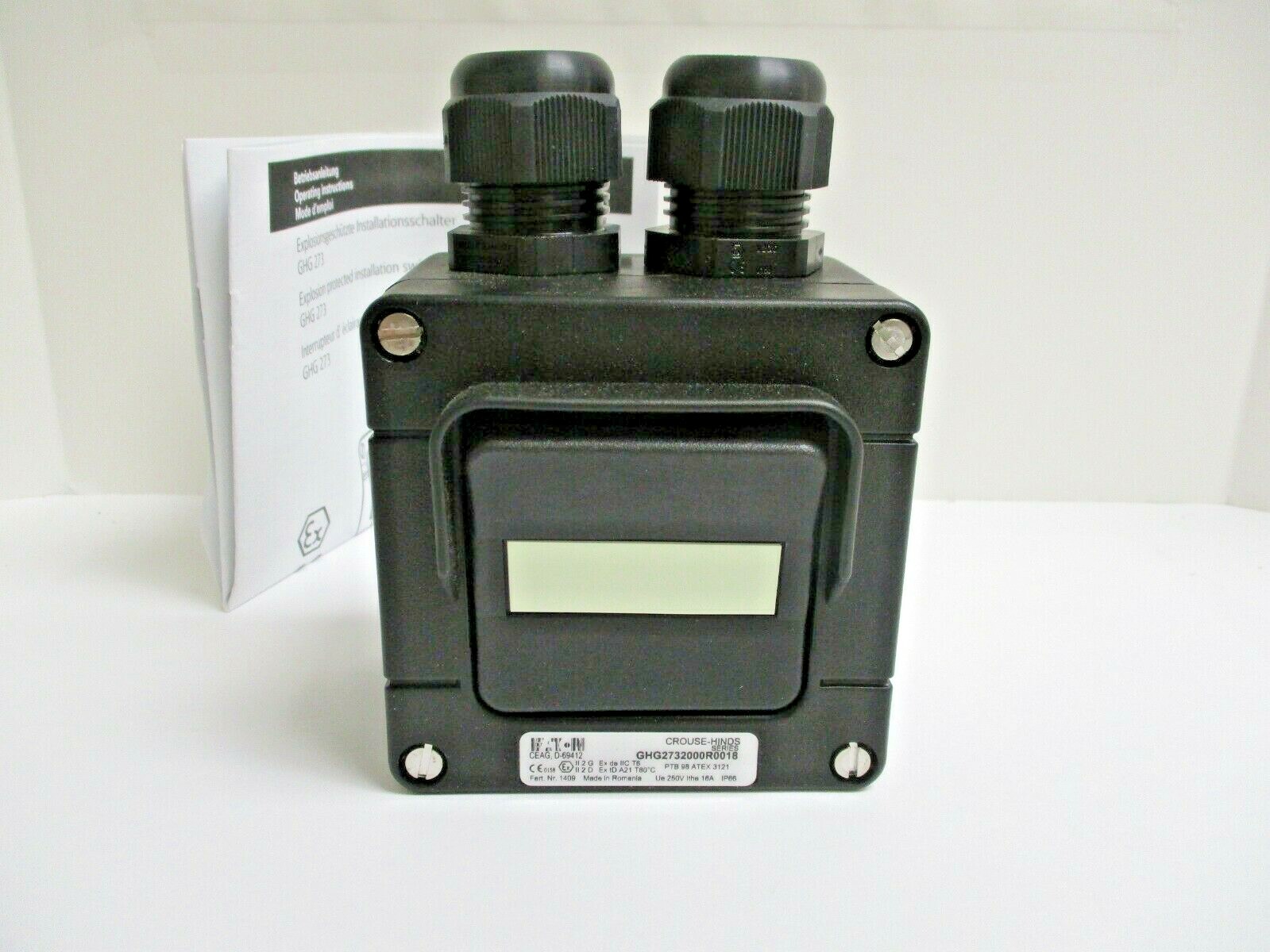 EATON, GHG2732000R0018, EXPLOSION PROOF SWITCH , SURPLUS