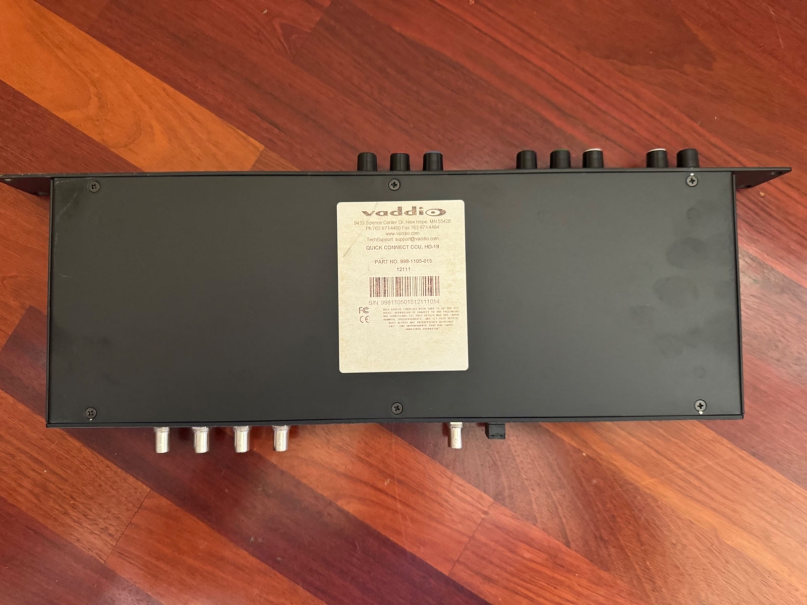 Vaddio Tally Quick Connect CCU HD-18 With AC Adapter Part #: 998-1105-015