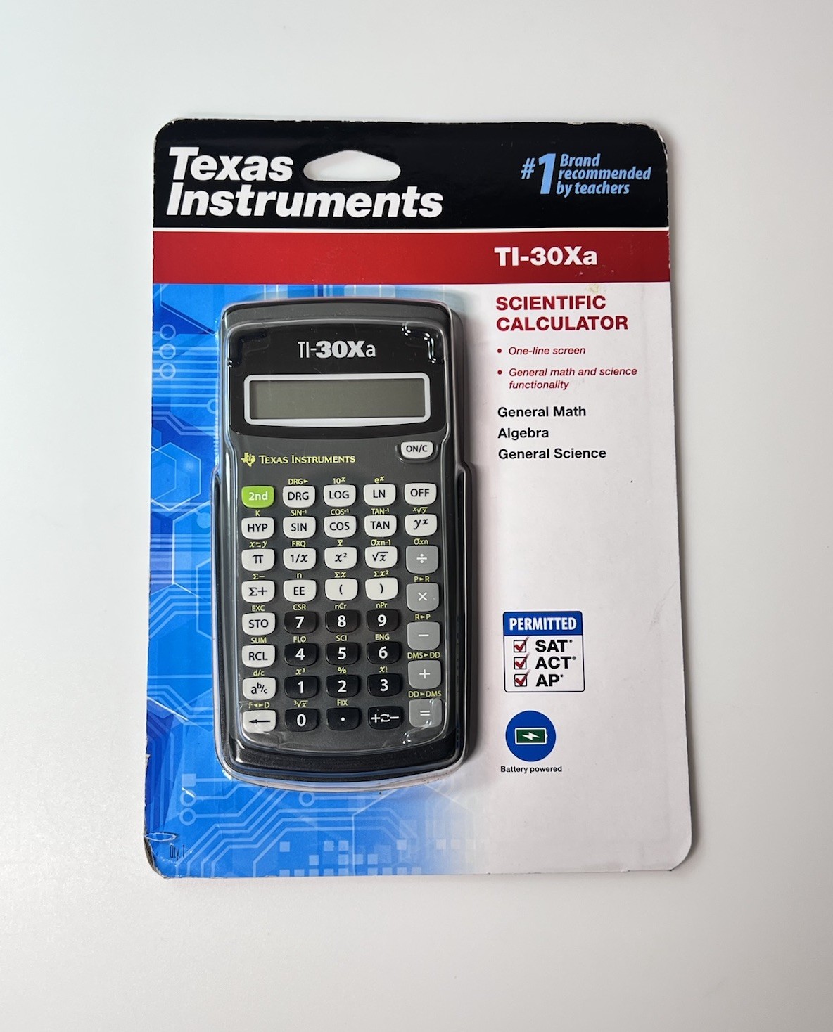 Texas Instruments TI-30Xa Scientific Calculator Gray 2019 New