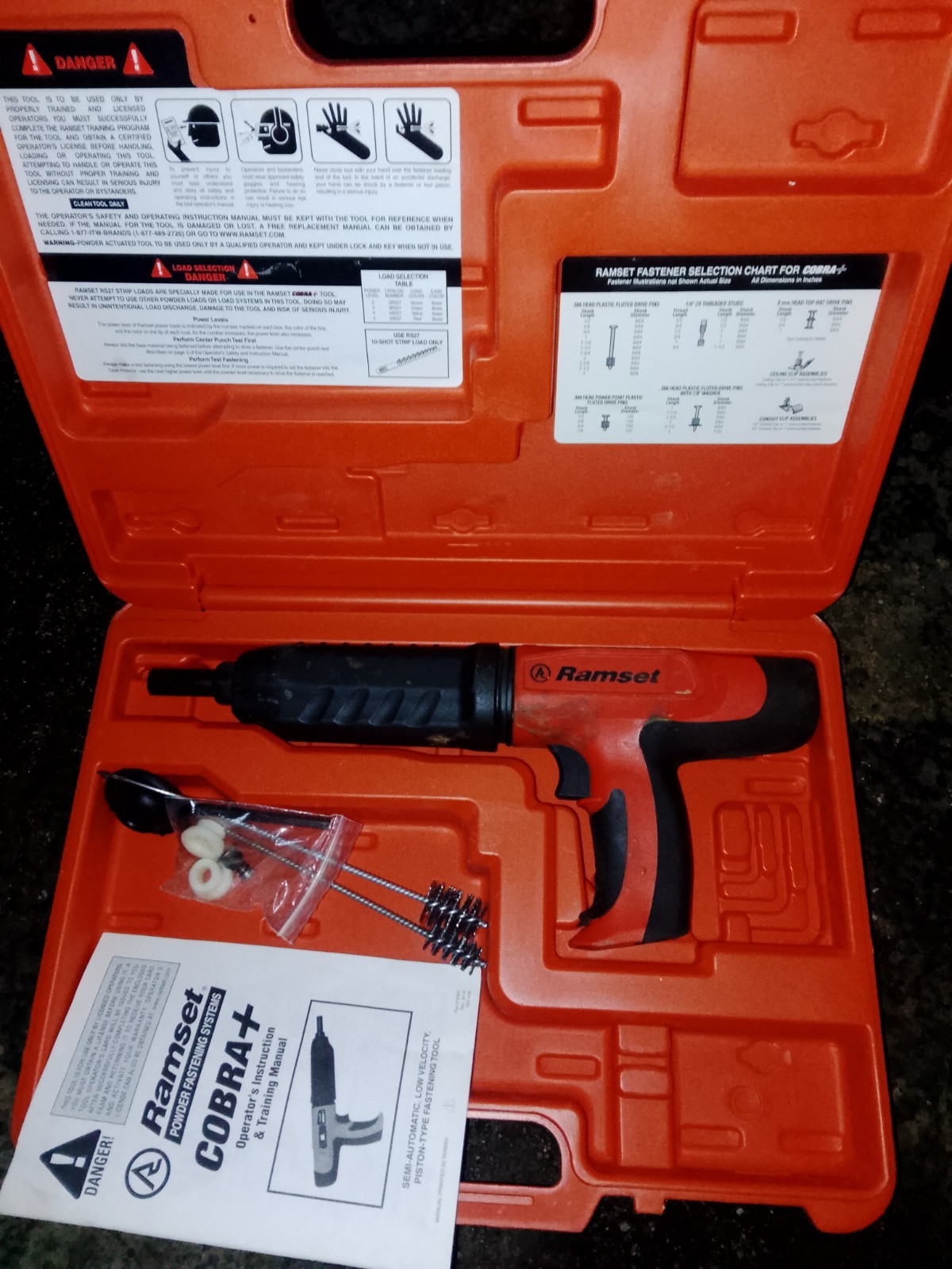Ramset Cobra Plus Semi Auto Powder Actuated Tool .27 Cal. – Tools + Accessories